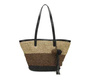 Patricia Nash Marconia Tote with Pom Pom - Specialty Woven