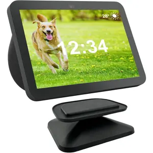 Adjustable  Stand Mount Black for Echo Show 8 3rd gen,  Display Stand Holder with 360  Rotation, Swivel & Tilt Function, Anti-Slip Base - Compatible with  newer models