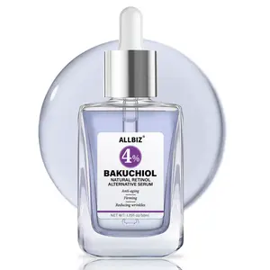 Bakuchiol Retinol Alternative Serum - 40,000 ppm Natural Anti-Aging Face & Eye Care Serum for Sensitive Skin - Plant-Based Firming & Elasticity Formula with Niacinamide & Centella Asiatica