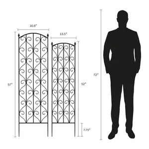 Nature Spring Garden Trellis-For Climbing Plants-Set of 2