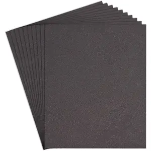 400 Grit Sand Paper, 9 x 11 Inch, 10 count Wet Dry Sandpaper Sheets, Silicon Carbide for , Metal, Automotive Sanding and Polishing,  and Durable