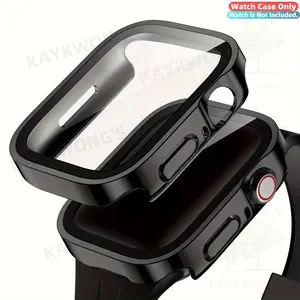 KAYKWONG'S Iwatch Screen Protector Case for Series 10/9/8/7/6/5/4 Ultra, Durable Design, Perfect for 40/41/42/44/45/46/49mm Models, Protects Front Screen, 5 Colors Provided