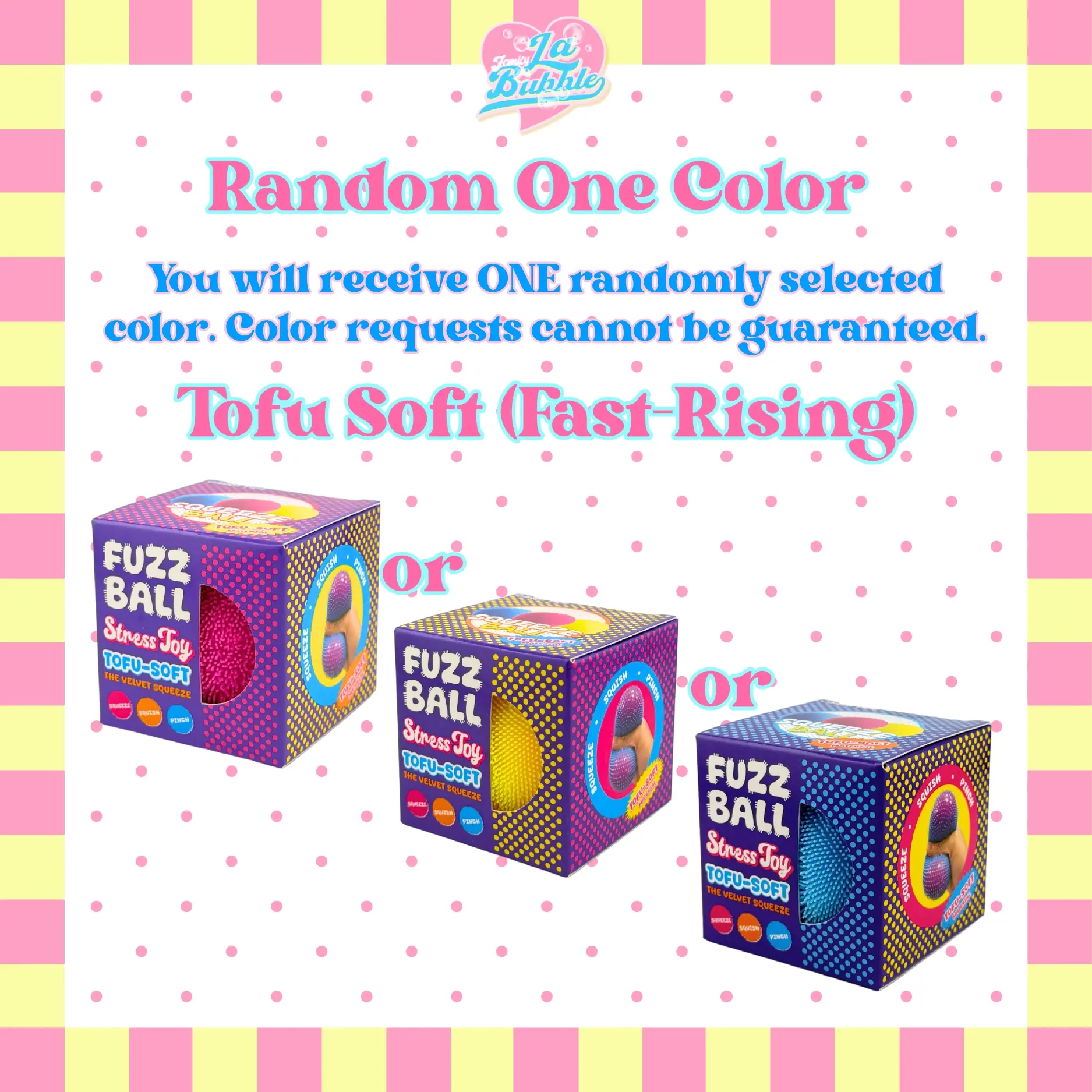 Random Color (Pink/Blue/Yellow)