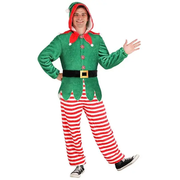 Adult Elf Jumpsuit Costume