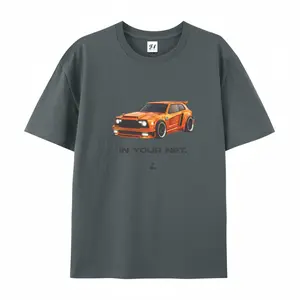 In Your Net Graphic Tee Unisex JDM Style Drift Car T-Shirt Gaming Meme Top for Men Women Streetwear Short Sleeve Crewneck Casual Cotton Blend Racing Enthusiast Shirt Fitted Oversized