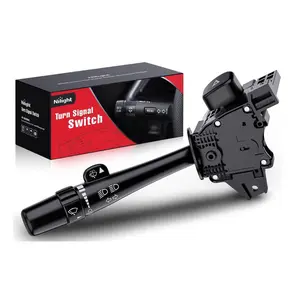 Nilight Turn Signal Switch Compatible with 2007 2008 2009 2010 2011 2012 2013 Chevy Silverado Avalanche 2007-2014 GMC Sierra Cadillac Escalade Hummer H2 Windshield Wiper Dimmer Switch Truck Led Backlights Side Lamp
