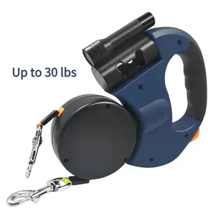 Dual Dog Retractable Leash – Tangle-Free 10FT Lead with Auto-Untangle & Secure Clips (Up to 30 lbs Each) Adjustable Stainless Steel Martingale Collar