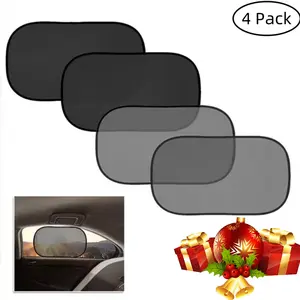 4 Pack 20"x12" Car Window Sunshade for Kids, Automotive Sun Protection Baby from UV and Sun Glare