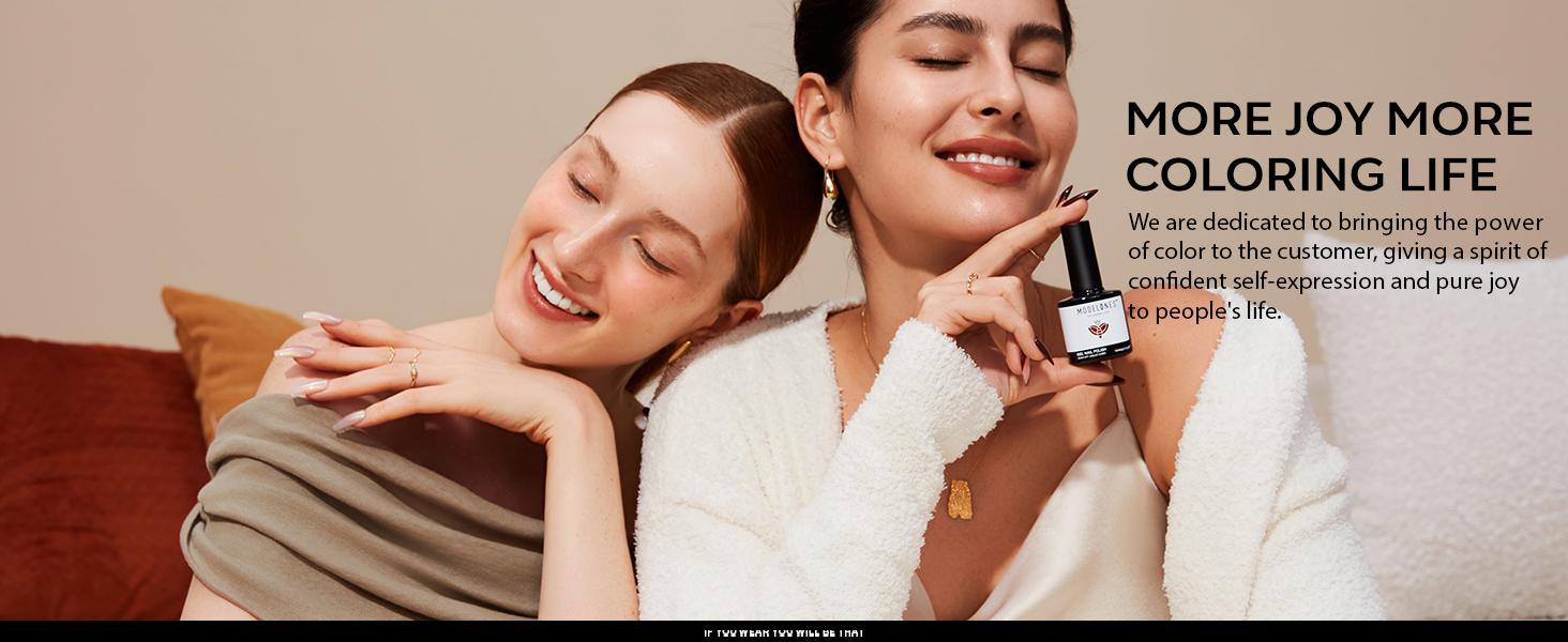 Modelones 2026 Limited Edition 6-Color Nude Gel Nail Polish Kit - Salon-Quality, 28-Day No Peel-Off, Bubble-Free, Paraben-Free, Easy Application, DIY Nail Art Set