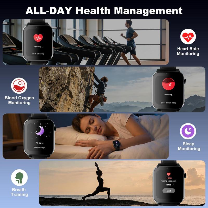 iTourTranslator AI Translator Smart Watch, Real Time Language Translator 127 Languages, Offline Translation Device for Men Women, Fitness Tracker Smartwatch with HR, Sleep Monitor, 9 Sport Modes