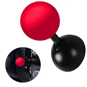 Car One-Touch Start Button with Push-to-Start Rocker Lever, 1 Count Engine Start/Stop Joystick, Ball-bar Starter Cover for Decorative Accessories