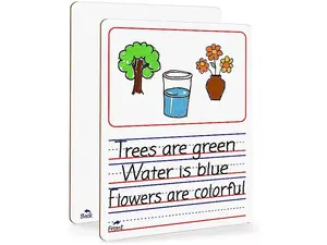 Story Double Sided Whiteboard 9"x12"