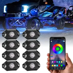8 RGB ROCK LIGHTS