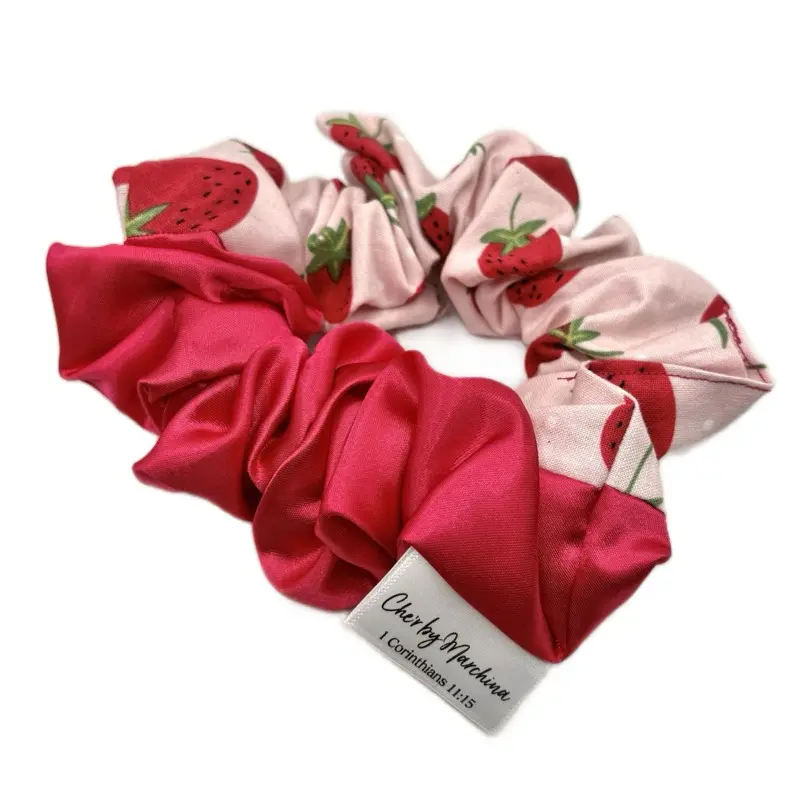 ChérbyMarchina Strawberry Shortcake Scrunchie