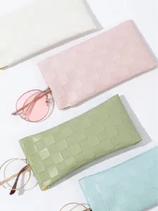 Fashionable Minimalist Sunglasses Case, PU Leather Sunglasses Storage Bag, Glasses Accessories for Women & Men, Portable Sunglasses Organizer