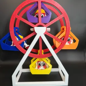 3D Printed Rotating Ferris Wheel Toy | Desk Display, Sensory Play, Imaginative Fun