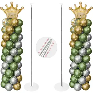 Balloon Stand, Balloon Arch Stand, 7 Feet Balloon Arch Kit of 2, Balloon Column Stand for Birthday, Wedding, Baby Shower, Graduation Decorations