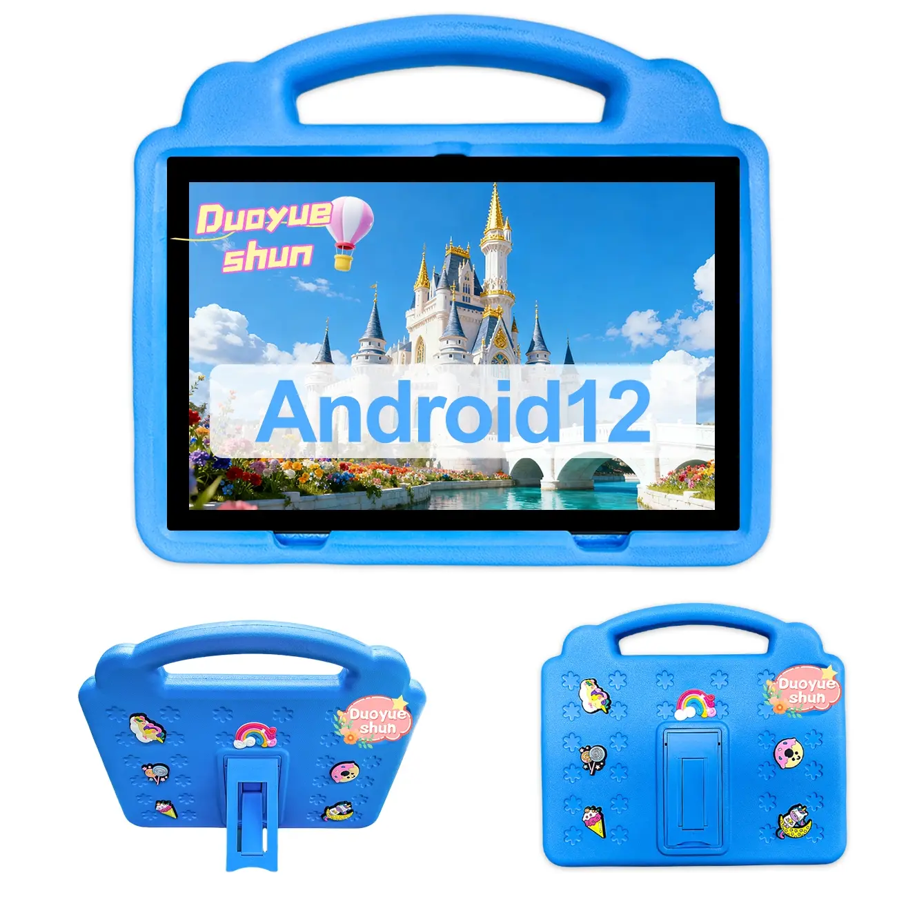 Happy Gift Alert, 10.1 Inch HD Screen Android Tablet PC, Student Tablets, Learning Entertainment Tablet, Educational Learning Game Pad with Parental Control, Best Christmas Halloween Birthday Gift