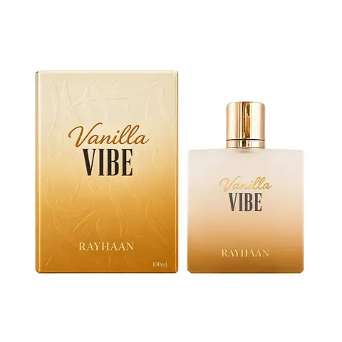 Rayhaan Vanilla Vibe for Unisex Eau de Parfum Spray, 3.4 Ounce