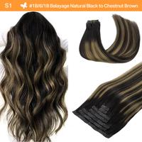 #(T1B/6)P1B Natural Black to Chestnut Brown