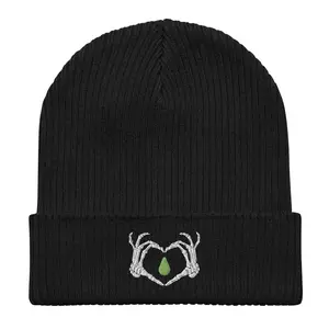 Skeleton Hands Ribbed Beanie Skeleton Hands Ribbed Beanie