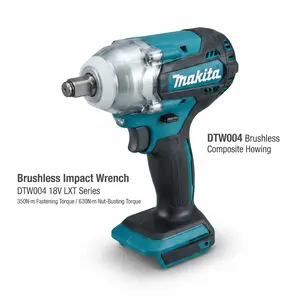 Makita DTW004 18V Brushless Cordless Wrench(bare machine only), 450 piece toolset
