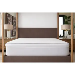 Dual Topper Bundle - Personalized Sleep with Plush 1-inch Layer & Customizable Inserts for Soft Medium Firm Memory Foam or Latex Feel