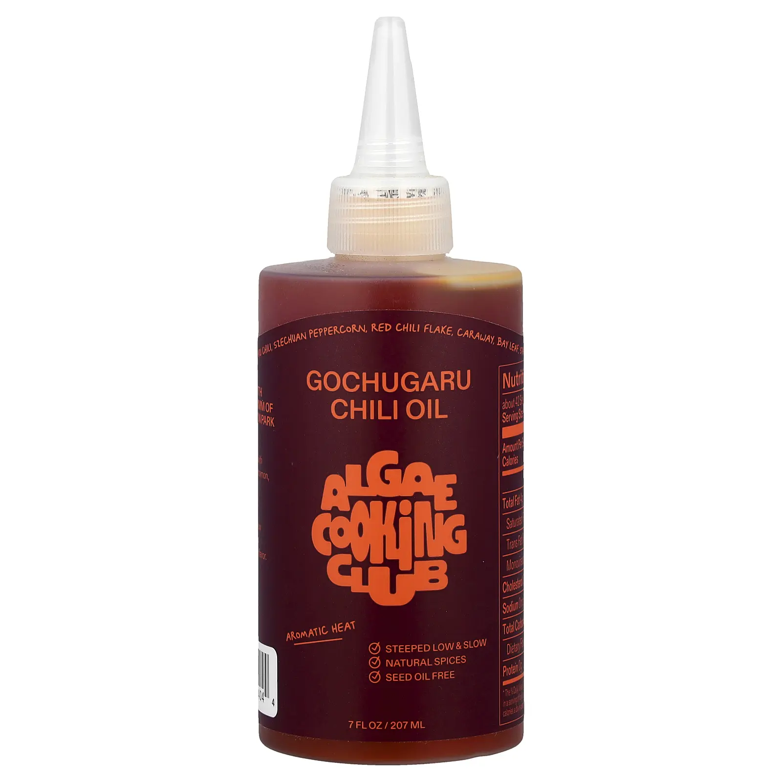 Algae Cooking Club Gochugaru Chili Oil, 7 fl oz (207 ml)