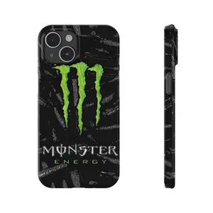 Monster Energy, Drink Soda, Slim Phone Case, Accessories, Fan Gift