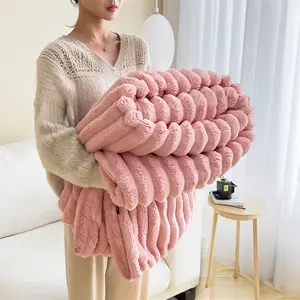 Lightweight Summer Throw Blanket — Soft Breathable Flannel Blanket for Couch, Bed & Sofa, Cozy AC Blanket for Office, Travel & Nap, Machine Washable