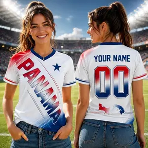 Custom Panama Soccer Jersey, Panama Shirt 2026, Personalized Panama Football Kit, Custom Name Soccer Shirt, Panama Fan Gift