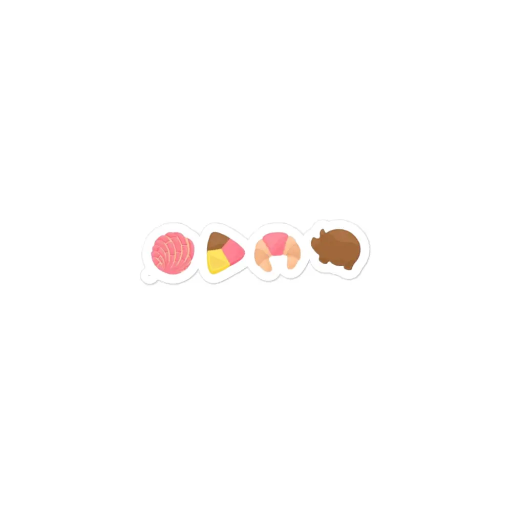 Pan Dulce Bubble-free stickers