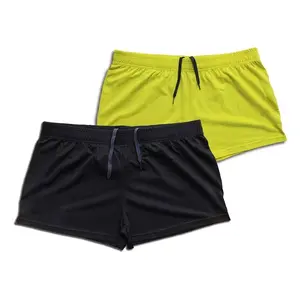 Men's Bodybuilding Gym Workout Fitness Shorts 3" Inseam inch Cotton Without Pocket Gym Exercise Activewear