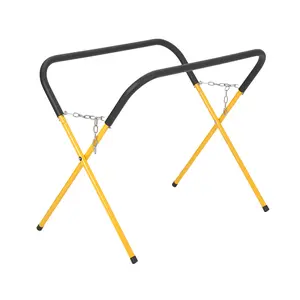 Garvee Heavy Duty Folding Work Stand - Portable Workbench for Garage & Workshop - 750 lbs Capacity - Ideal for Auto Body Repair, Bumpers, Fenders, Doors, Hoods