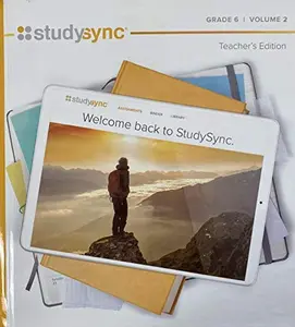 USED-StudySync, Teacher's Edition, Grade 6 Volume 2, c. 2020 9781949739305, 1949739309 by StudySync (Hardcover)