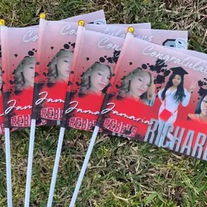 Graduation Flag Pack (5) Decoration Banners Party Favors Love