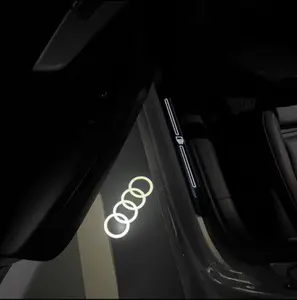 Audi High-Performance LED Puddle Lights for Enhanced Night Visibility and Style with Sleek Design 12V 5W Super Bright Illumination