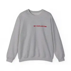 Sports Car Graphic Crewneck Sweatshirt | Rear Logo, Car Photo Print