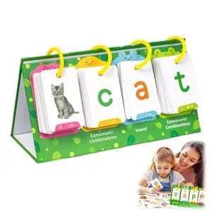 Phonics Flash Cards for Kids , Learn to Read Toy , Preschool Learning Game , Montessori English Reading Set