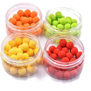 30pcs 12mm Smell Carp Fishing Bait Boilies Eggs / 4 Flavors Floating Ball Beads Feeder Artificial Carp Baits Lure