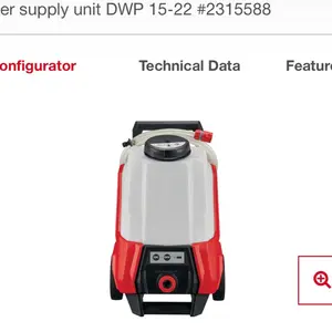 Water supply unit DWP 15-22 bare tool