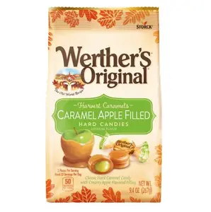 Werther's Original Hard Apple Filled Caramel Candy, 9.4 Oz Bag