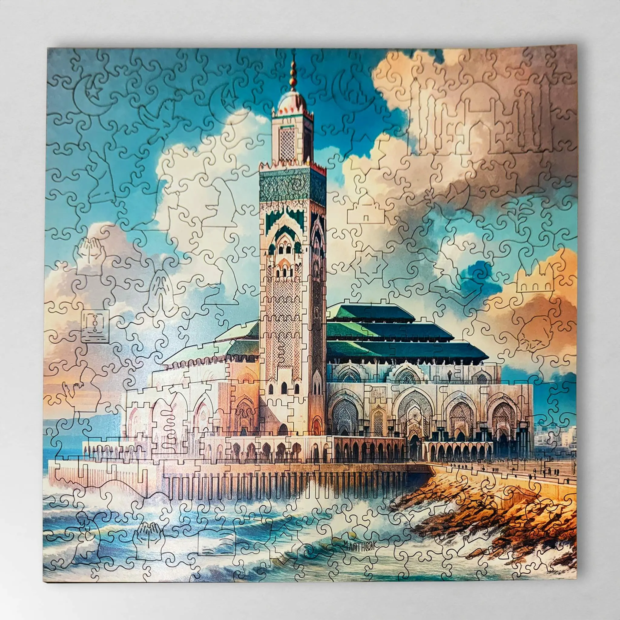 The Hassan II Mosque Puzzle