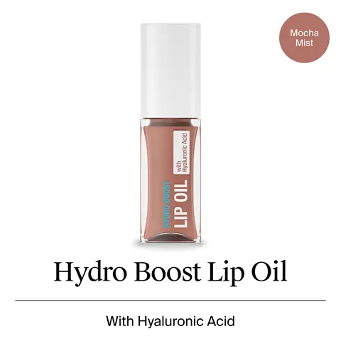Neutrogena Hydro Boost Tinted Lip Oil with Hyaluronic Acid, Designed to Hydrate & Nourish, Mocha Mist, .2 fl. oz