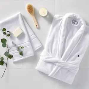 Clean Design Home® Terry Robe in Lightweight Cotton