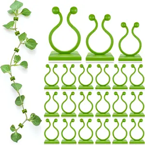 DIMROM Plant Wall Clips for Climbing Plants 110 Pcs - Pothos Plant Climber Support - Large, Medium, and Small Sizes Wall Clips for Support, Strong Adhesion - for Indoor Plants or Cable Management