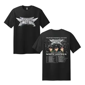 BABYMETAL World Tour 2026 North America Shirt – Japanese Metal Band Graphic Shirt, Concert T-Shirt Men’s Women’s Tops