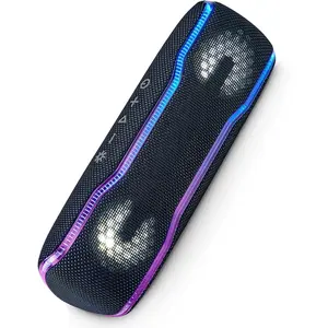 IPX7   Speaker, 24H Playtime, LED Lights,  Outdoor Speaker for Pool, Beach, Shower, Blue