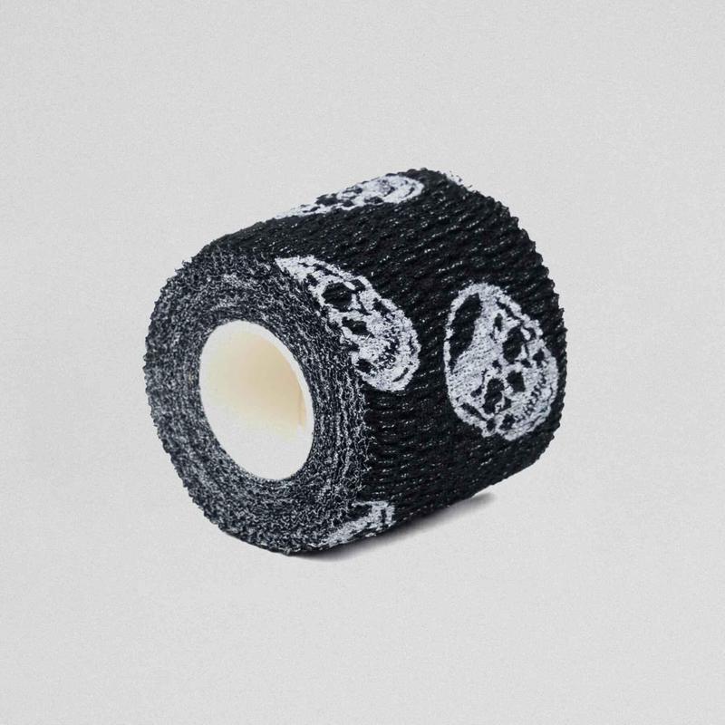 Gymreapers Skull Tape - Black - Premium Quality Adhesive Tape for Hand Protection during Weight Lifting, Rock Climbing, and WODs