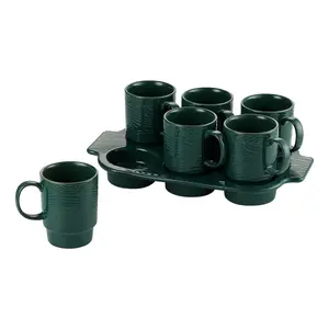 Temp-tations Woodland 7-Piece Mug and Muffin Set
